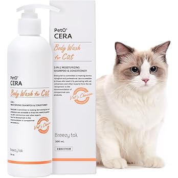 61dTIVtxmGL._AC_UL348_SR348,348_ PetO’Cera All-in-One Cat Shampoo & Conditioner