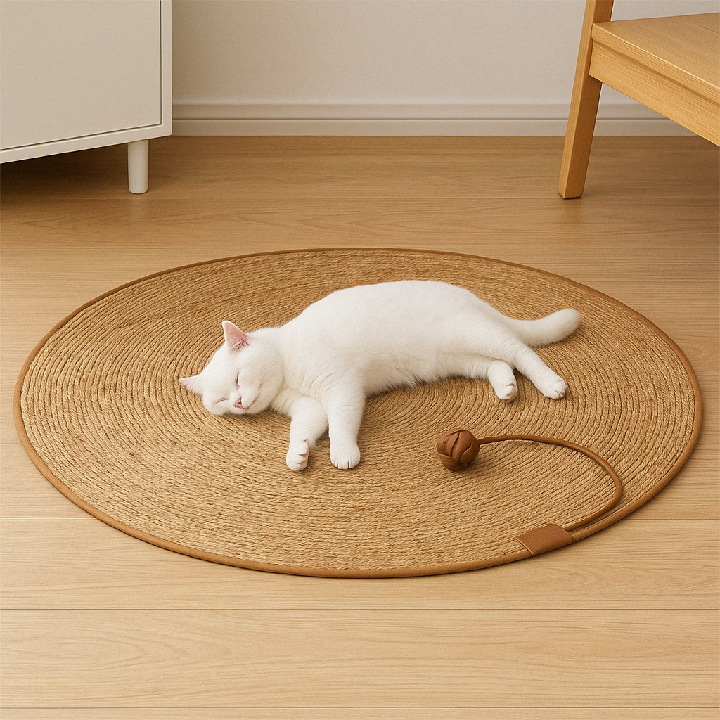Cat Scratcher Rattan Mat Board